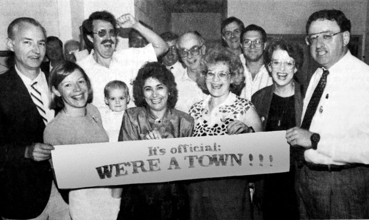 1991 Incorporation of the Town of Lewisville