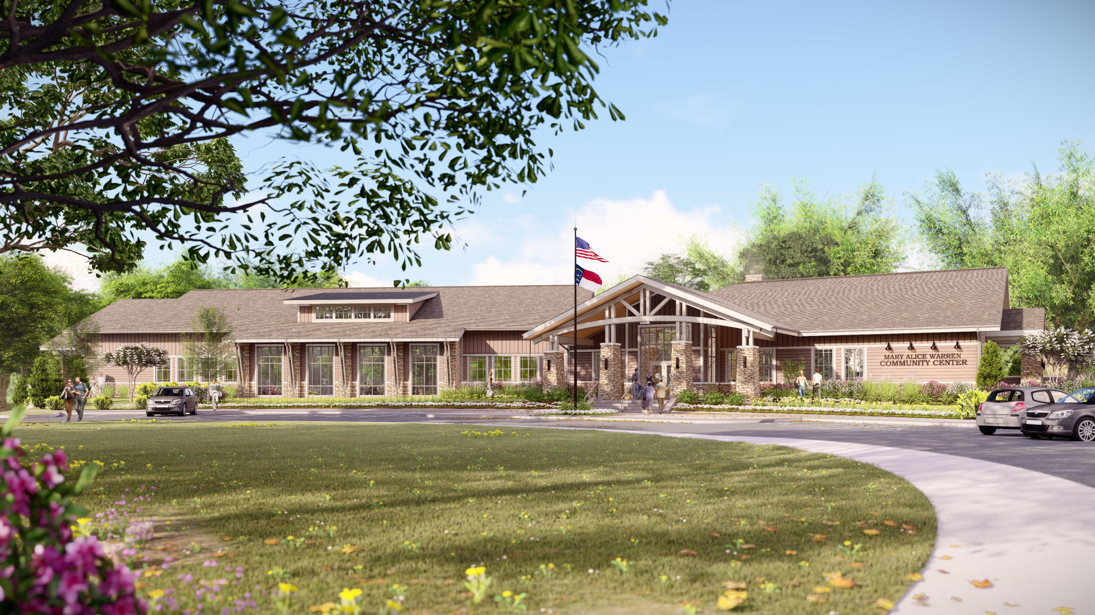 Mary Alice Warren Community Center Rendering