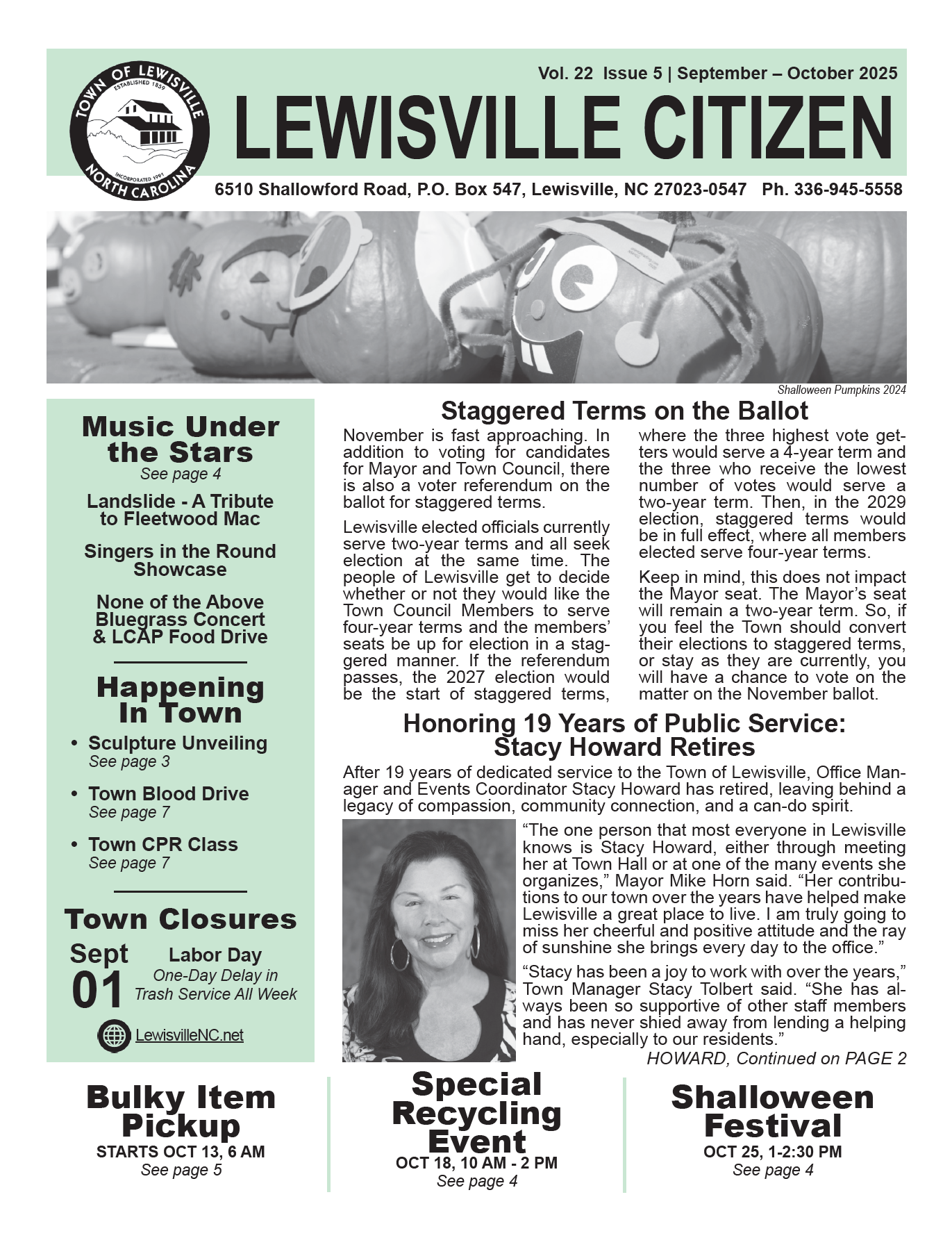 Lewisville Citizen Vol. 22 Issue 5 Cover