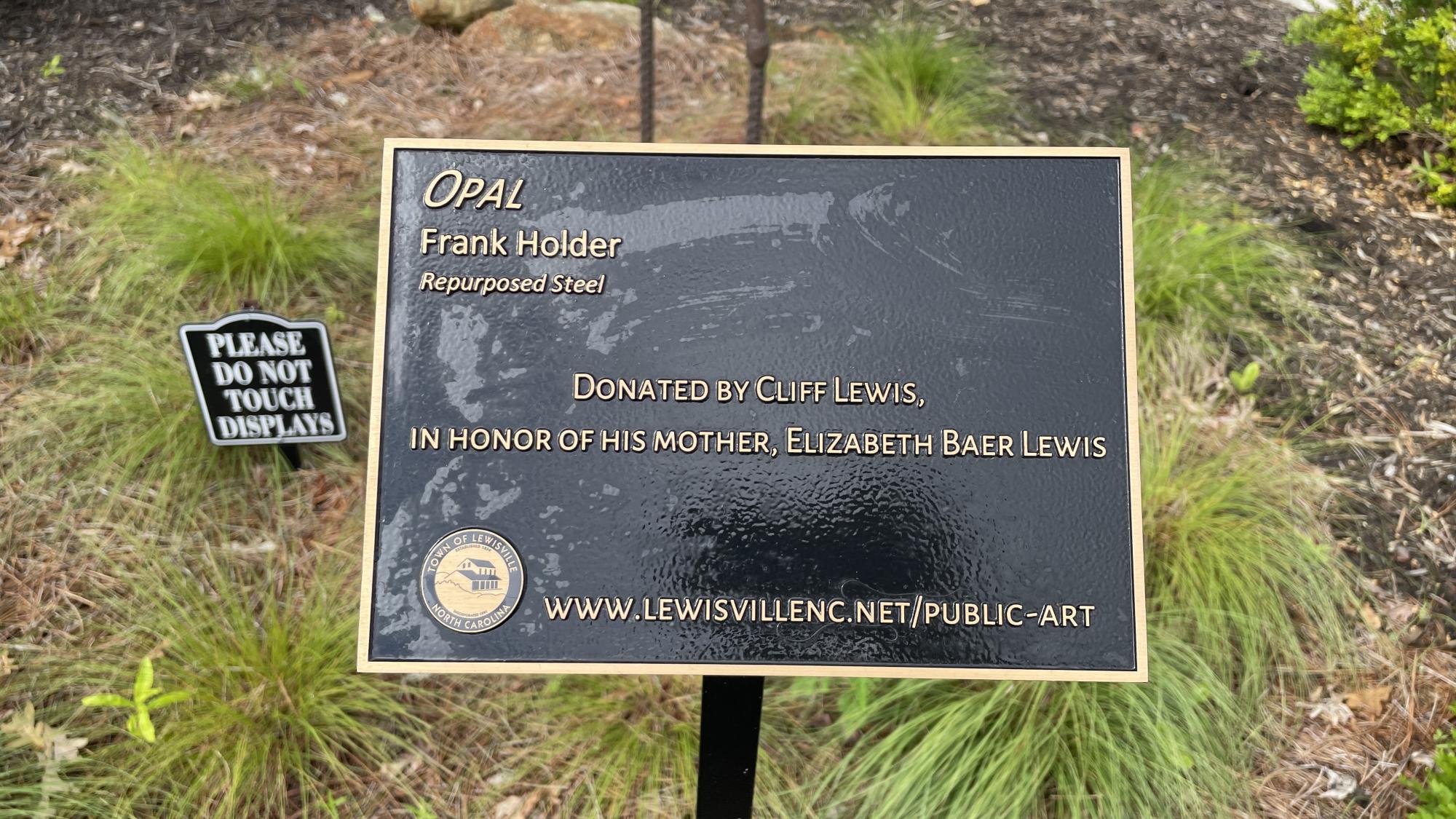 Opal Plaque